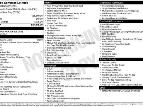 Used 2017 Jeep Compass Latitude AWD/4WD image 1