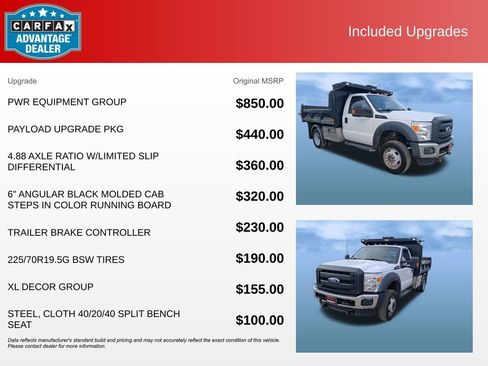 Used 2011 Ford F550 4x4 Regular Cab Super Duty w/ PWR Equipment Group image 5