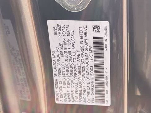 Certified 2026 Honda CR-V EX-L image 22