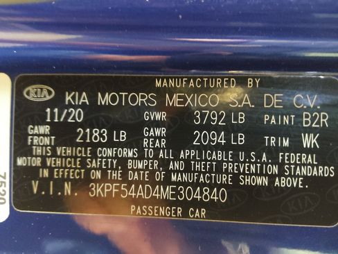 Used 2021 Kia Forte EX w/ Paint Protection Package image 33