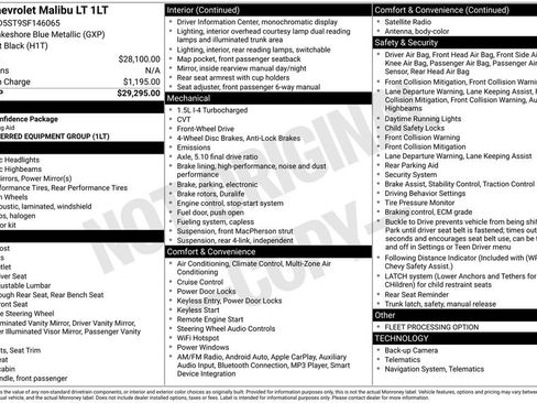 Used 2025 Chevrolet Malibu LT FWD image 12