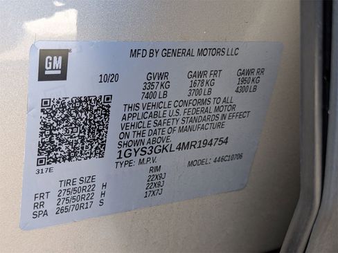 Used 2021 Cadillac Escalade Sport Platinum w/ Heavy-Duty Trailer Package image 47