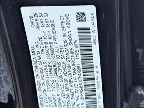 New 2026 Honda CR-V EX image 16