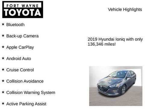 Used 2019 Hyundai Ioniq Blue FWD image 7