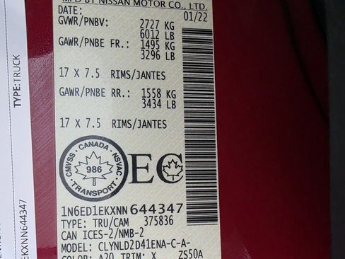 Used 2022 Nissan Frontier PRO-4X image 43