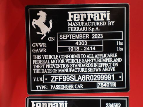 Certified 2024 Ferrari 296 GTB image 40