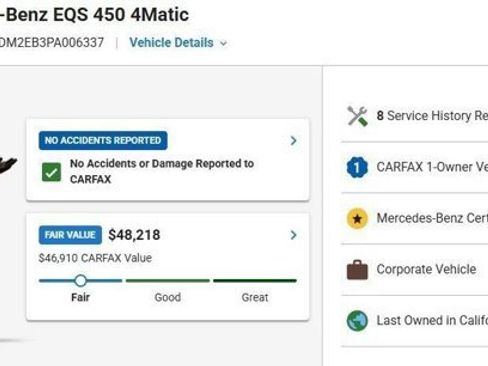 Certified 2023 Mercedes-Benz EQS 450+ 4MATIC SUV image 3