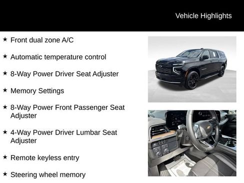 Certified 2025 Chevrolet Suburban High Country AWD/4WD image 15