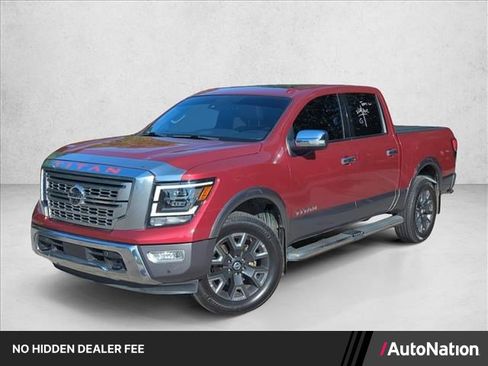 Used 2021 Nissan Titan Platinum Reserve w/ Moonroof Package AWD/4WD image 1