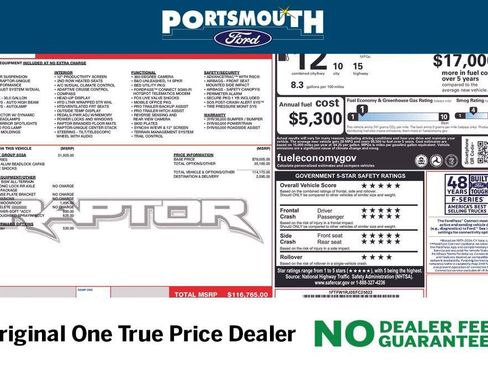 Used 2025 Ford F150 Raptor w/ Equipment Group 803A Raptor R image 18