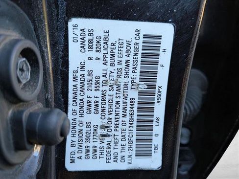 Used 2016 Honda Civic EX-T image 25