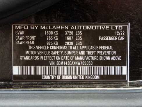 Used 2022 McLaren 765LT RWD image 54