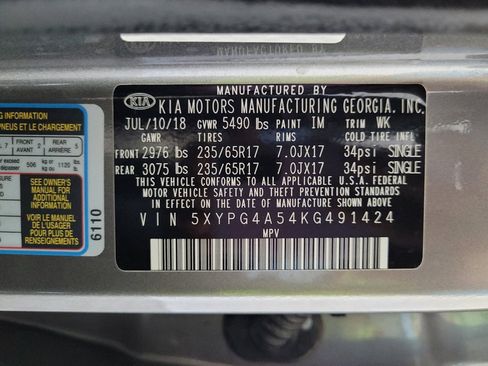 Used 2019 Kia Sorento FWD V6 image 33