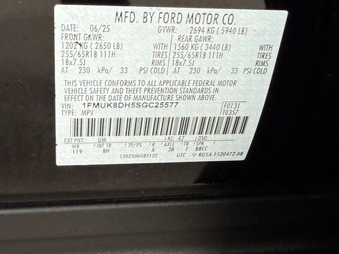 Certified 2025 Ford Explorer Active AWD/4WD image 45