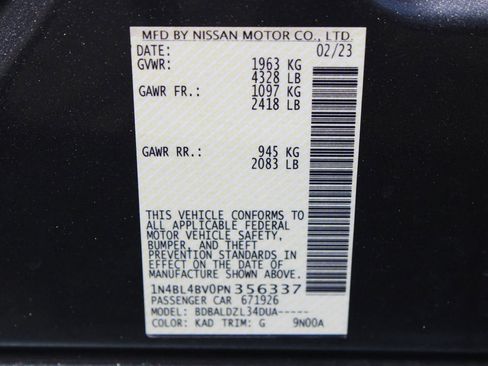 Used 2023 Nissan Altima 2.5 S image 5