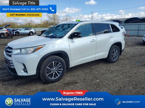 Used 2018 Toyota Highlander XLE AWD/4WD image 1
