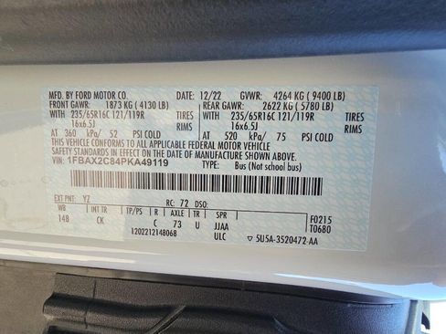 Used 2023 Ford Transit 350 XLT image 15