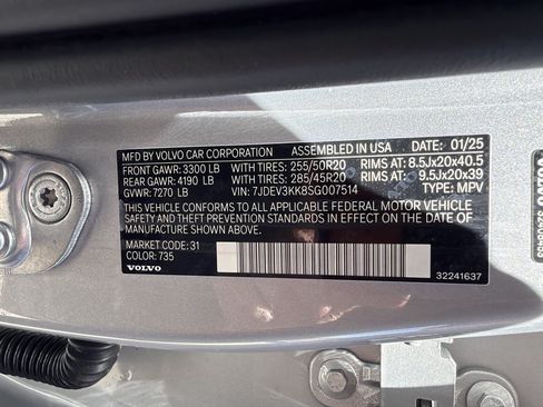 Used 2025 Volvo EX90 Plus AWD/4WD image 42