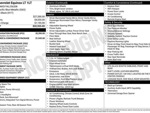 Used 2019 Chevrolet Equinox LT w/ Sun & Navigation Package FWD image 14