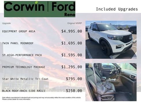 Used 2022 Ford Explorer ST w/ Equipment Group 401A image 3