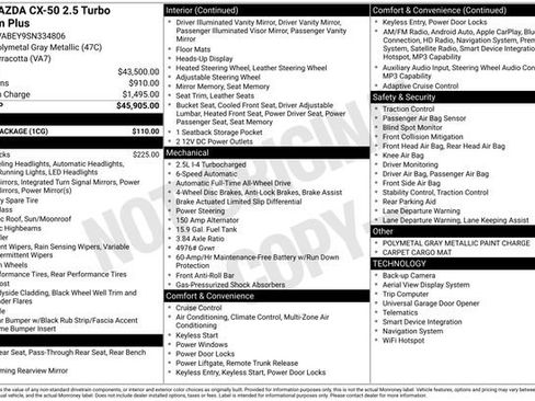 Used 2025 MAZDA CX-50 2.5 Turbo w/ Cargo Package AWD/4WD image 1