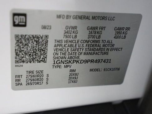 Used 2023 Chevrolet Tahoe Z71 w/ Z71 Off-Road Package image 53