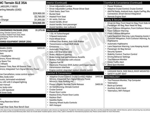 Used 2023 GMC Terrain SLE w/ Driver Convenience Package FWD image 27