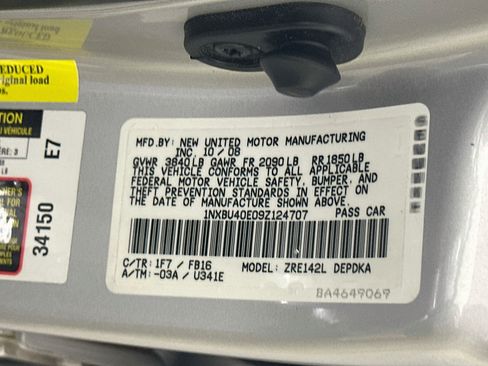 Used 2009 Toyota Corolla LE FWD image 12