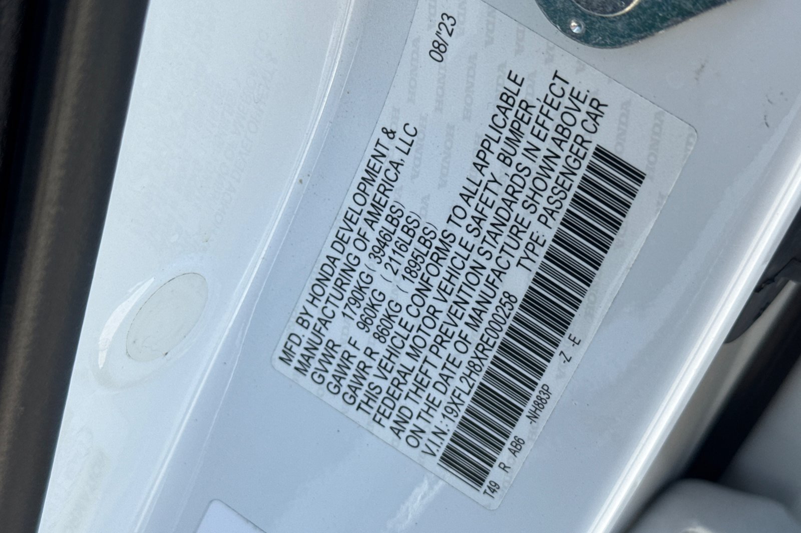 Certified 2024 Honda Civic Sport image 27