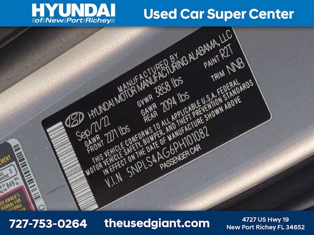 Certified 2023 Hyundai Elantra SEL w/ Convenience Package FWD image 31