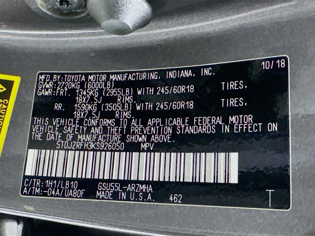 Used 2019 Toyota Highlander XLE AWD/4WD image 46