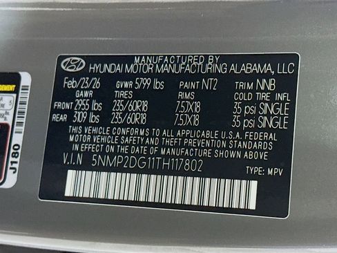 Certified 2026 Hyundai Santa Fe SEL AWD/4WD image 35