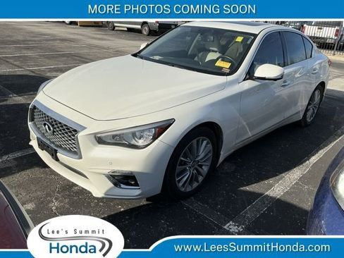 Used 2021 INFINITI Q50 Luxe w/ Seat & Sound Package image 1