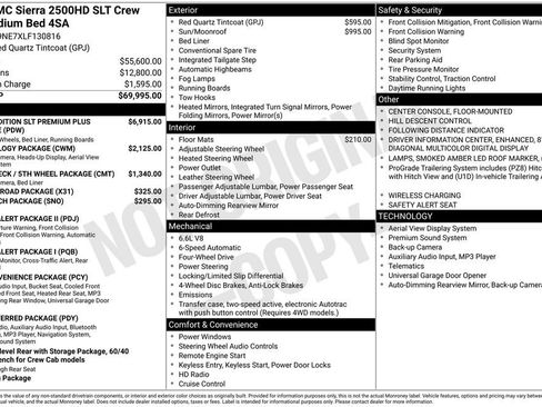 Used 2020 GMC Sierra 2500 SLT image 2