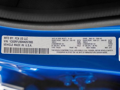 Used 2022 RAM 1500 TRX w/ TRX Level 2 Equipment Group AWD/4WD image 68
