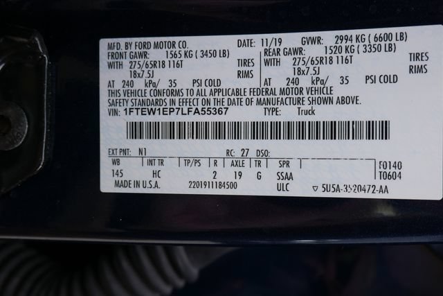 Used 2020 Ford F150 Lariat AWD/4WD image 28