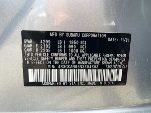 Used 2022 Subaru Impreza 2.0i AWD/4WD image 27