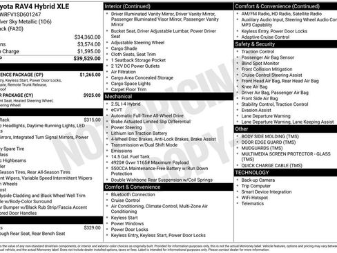 Used 2025 Toyota RAV4 XLE w/ Convenience Package AWD/4WD image 26