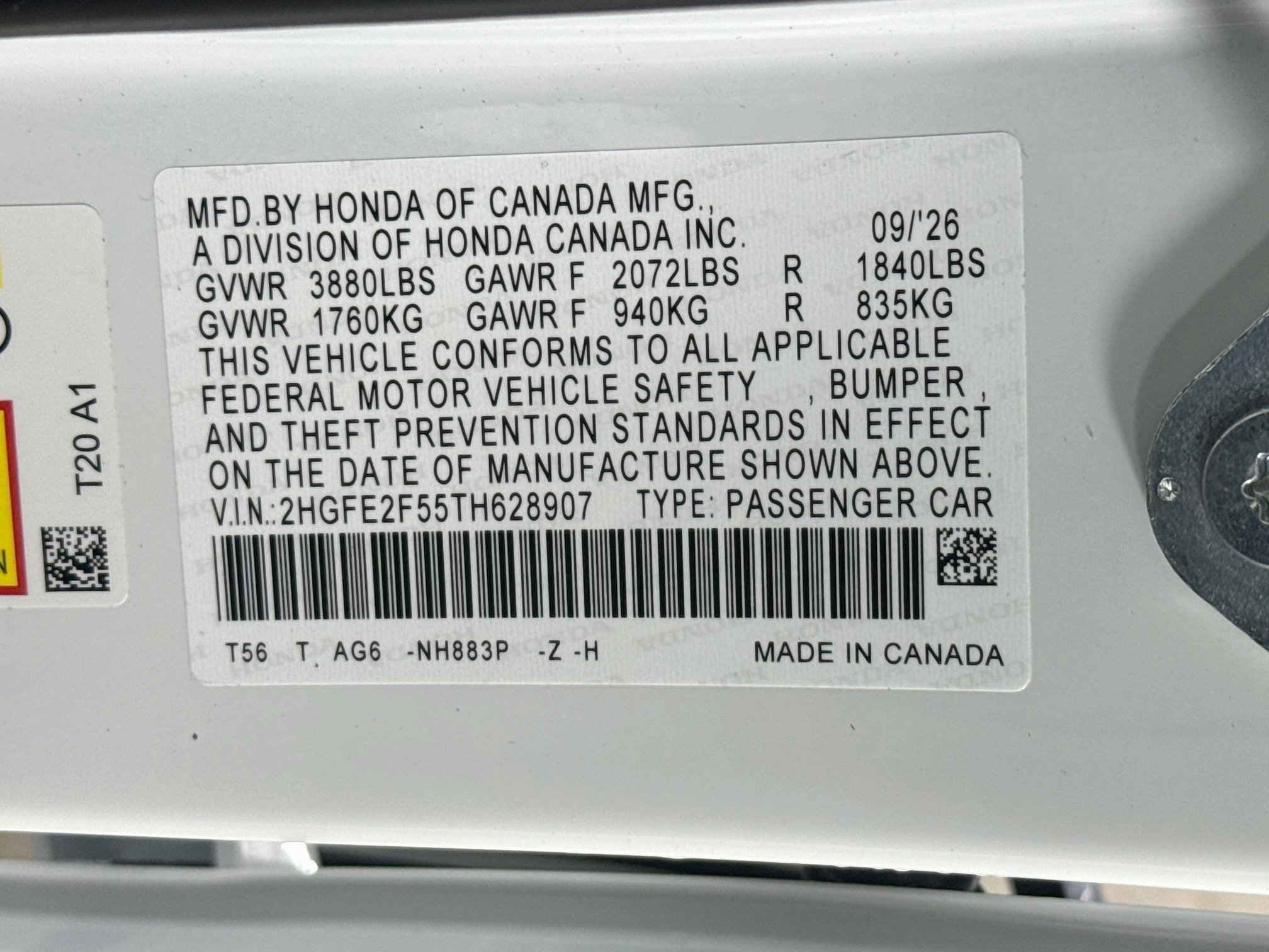 New 2026 Honda Civic Sport image 36