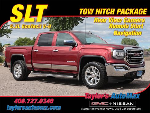 Used 2017 GMC Sierra 1500 SLT w/ SLT Premium Package AWD/4WD image 1