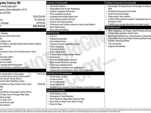 Used 2012 Toyota Camry SE image 2