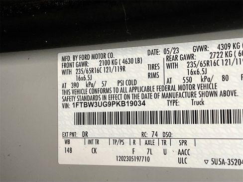 Used 2023 Ford Transit 350 148 High Roof Extended AWD w/ Upfitter Package image 28