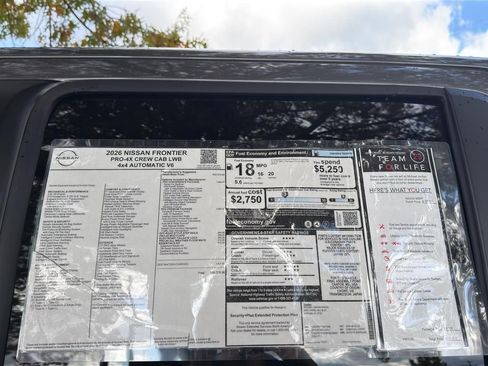 New 2026 Nissan Frontier PRO-4X image 12