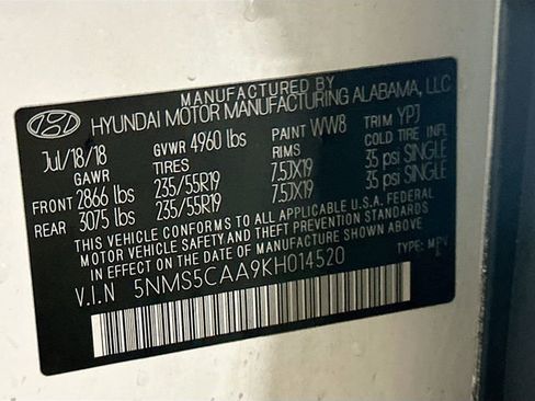 Used 2019 Hyundai Santa Fe Limited image 33