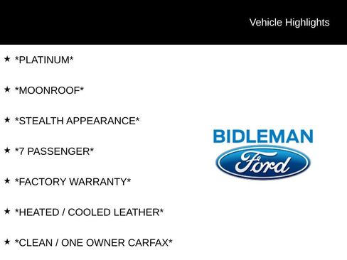 Used 2025 Ford Expedition Platinum w/ Stealth Appearance Package AWD/4WD image 3