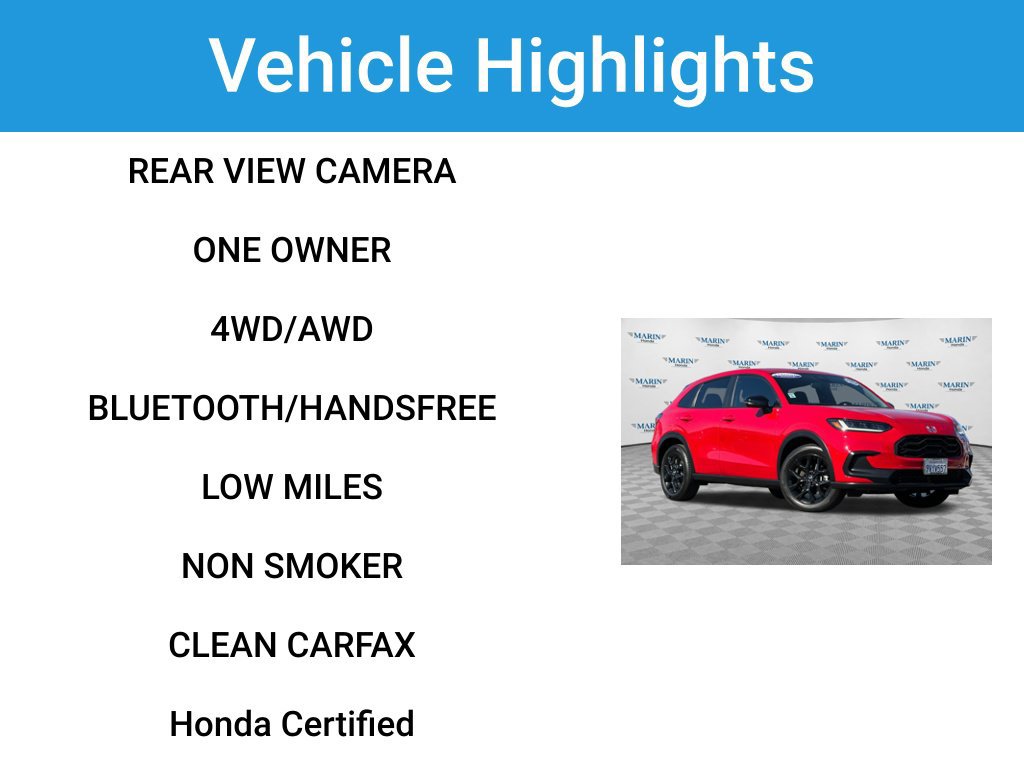 Certified 2025 Honda HR-V Sport image 7