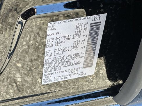 New 2026 Nissan Frontier PRO-4X image 25