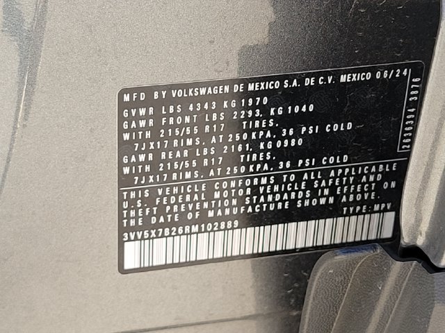 Used 2024 Volkswagen Taos S w/ MDO Package FWD image 14
