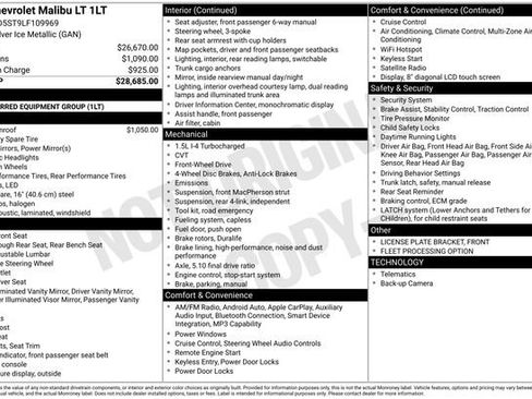 Used 2020 Chevrolet Malibu LT FWD image 4