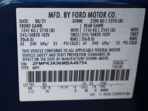 Used 2021 Ford Edge Titanium w/ Equipment Group 301A image 34